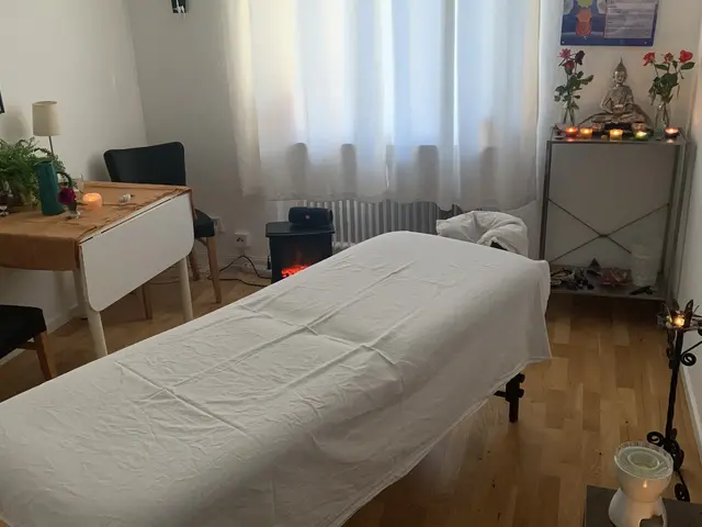 Behandlingsrummet i klinikken i Landskrona